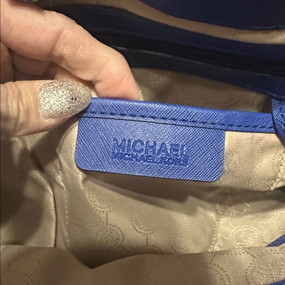 Michael Kors Royal Blue jet set travel tote - Picture 10 of 12